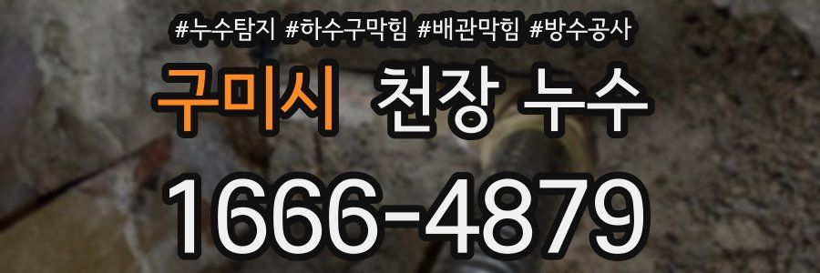 구미시 천장 누수