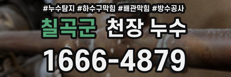 칠곡군 천장 누수