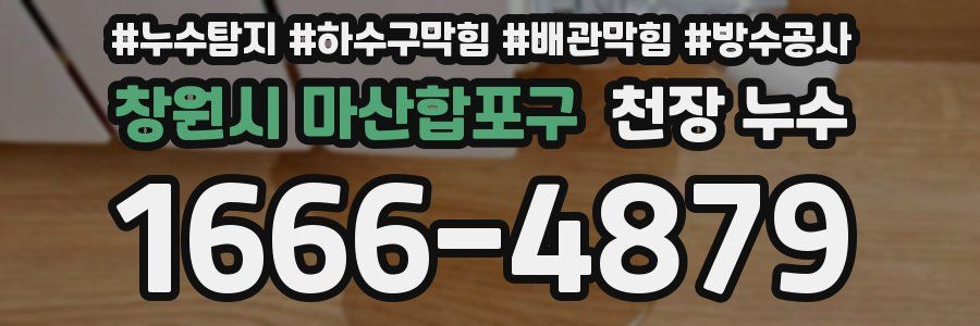 창원시 마산합포구 천장 누수