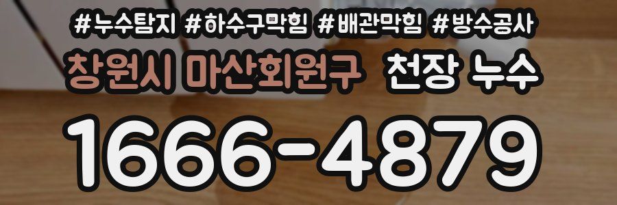 창원시 마산회원구 천장 누수