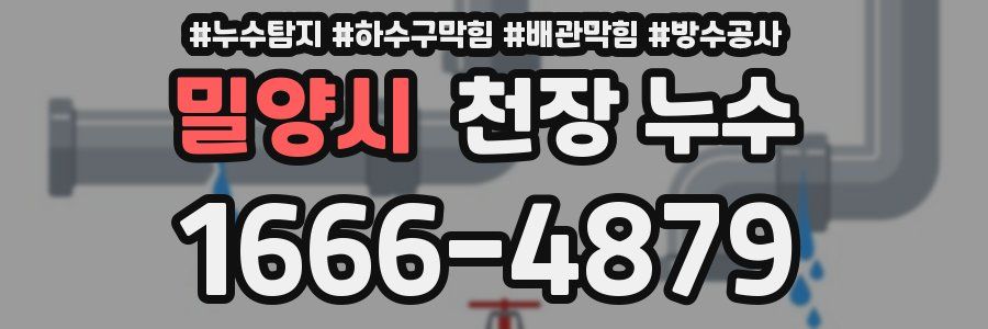 밀양시 천장 누수
