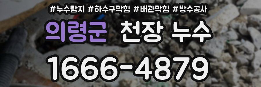 의령군 천장 누수
