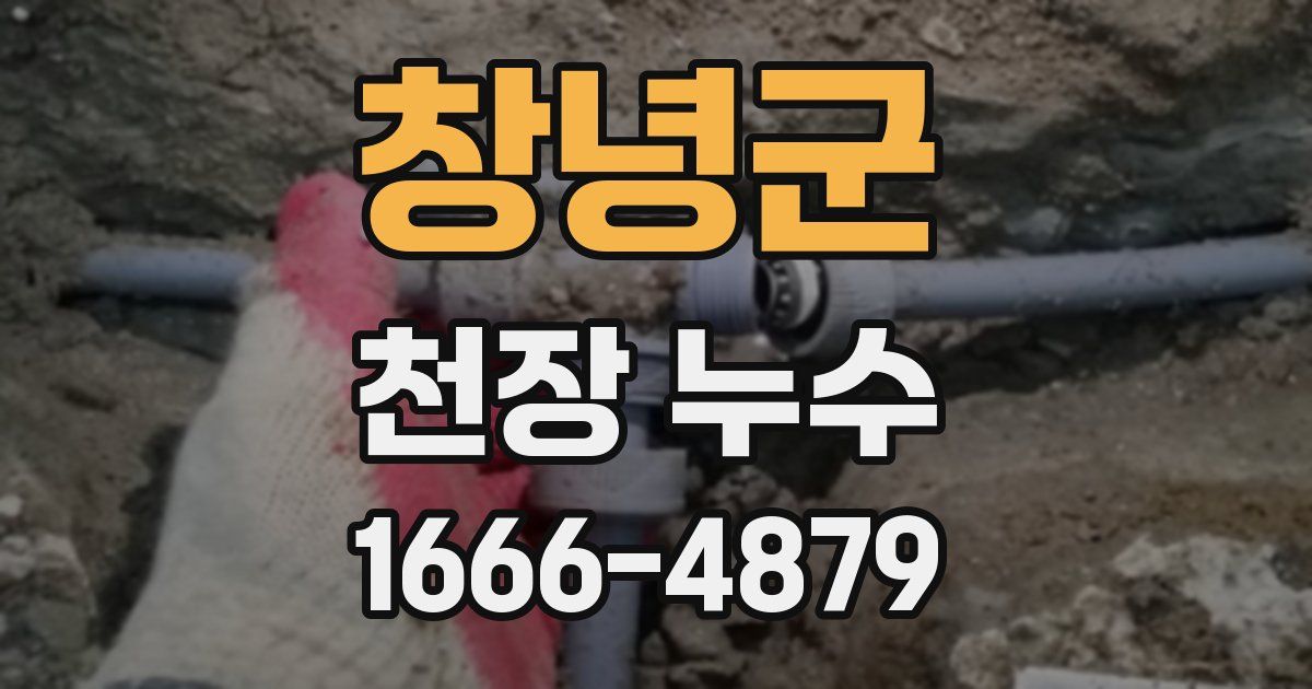 창녕군 천장 누수