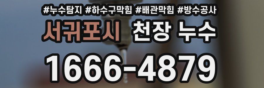 서귀포시 천장 누수