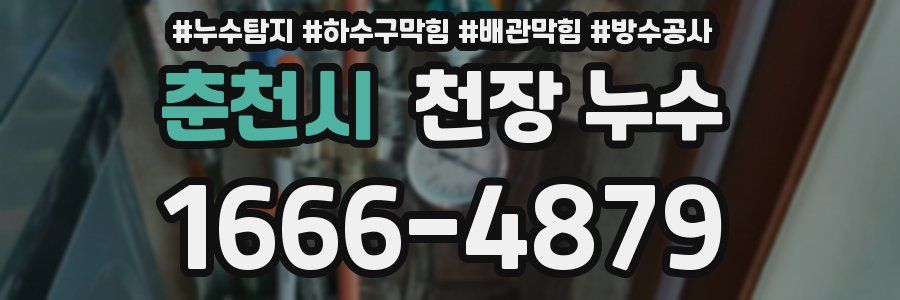 춘천시 천장 누수