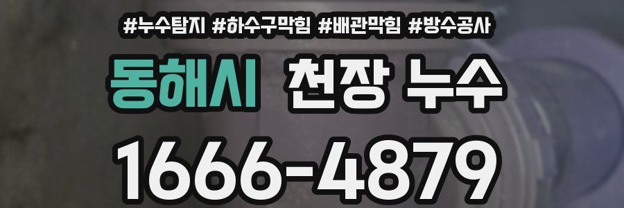 동해시 천장 누수