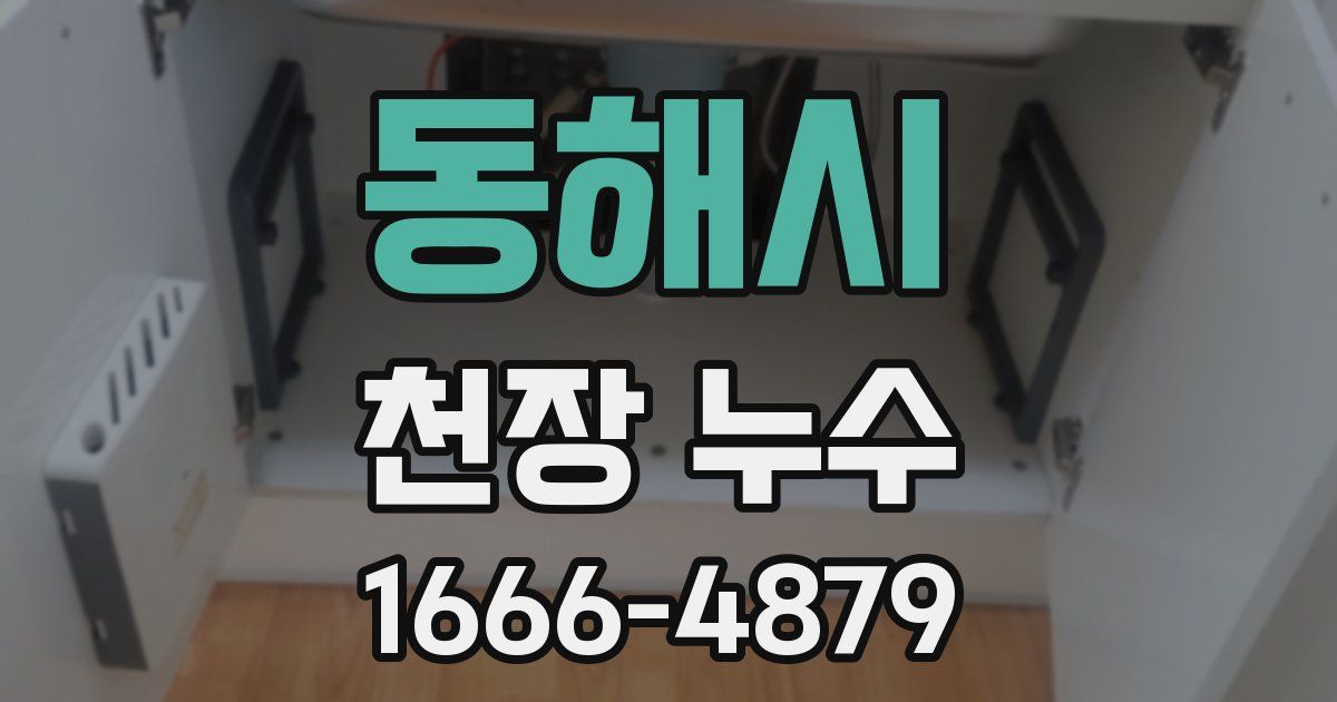 동해시 천장 누수
