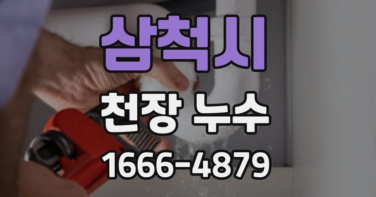 삼척시 천장 누수