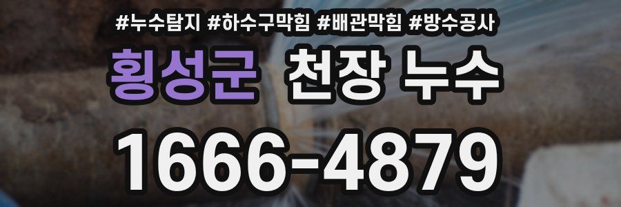 횡성군 천장 누수