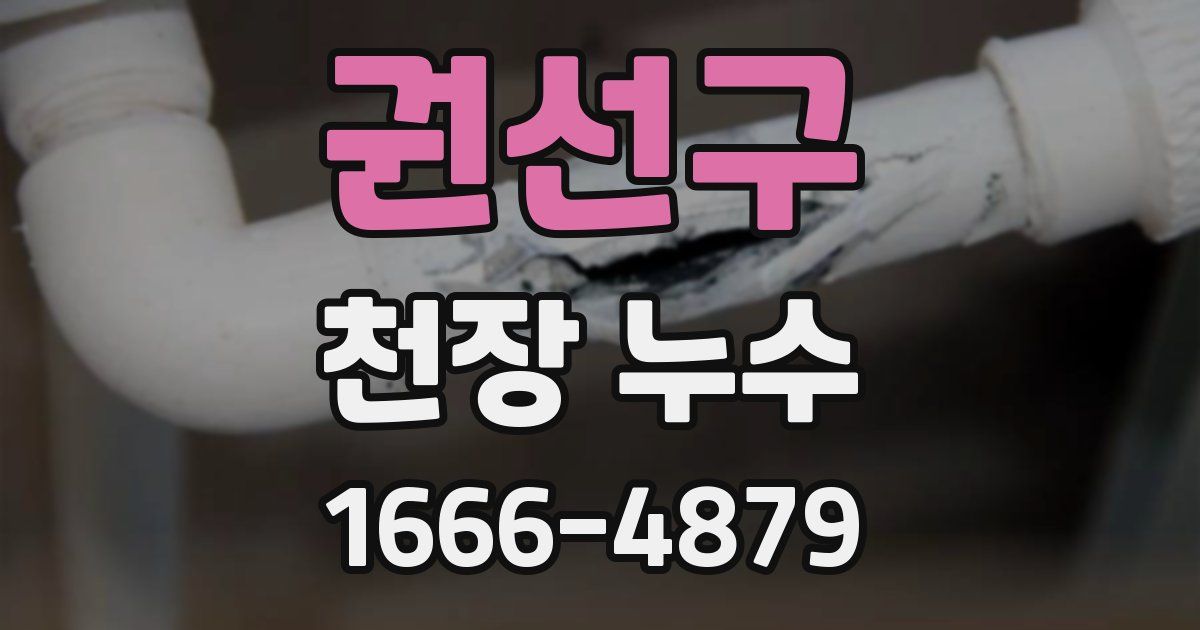 권선구 천장 누수