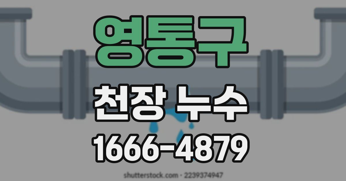 영통구 천장 누수