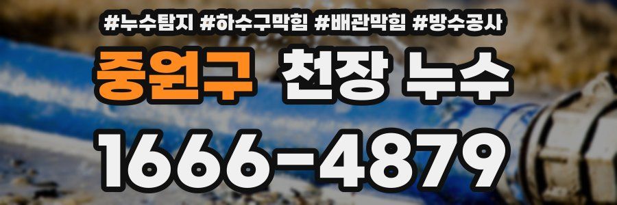 중원구 천장 누수