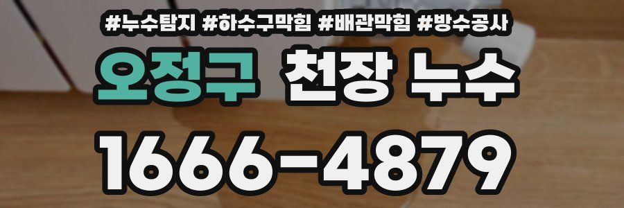 오정구 천장 누수