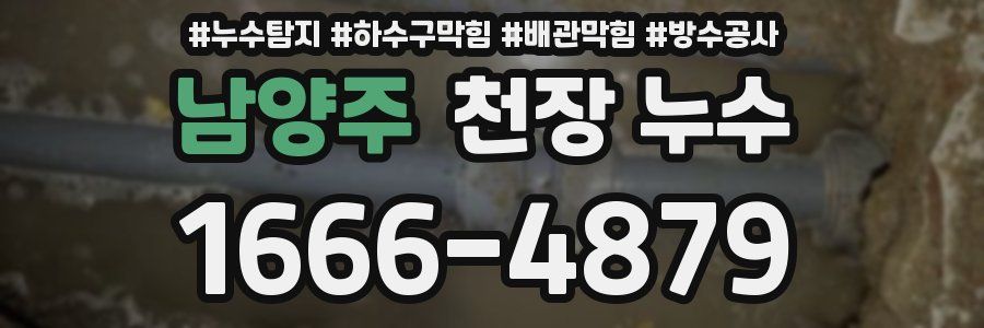 남양주 천장 누수