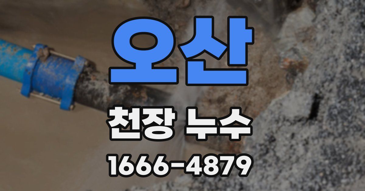 오산 천장 누수