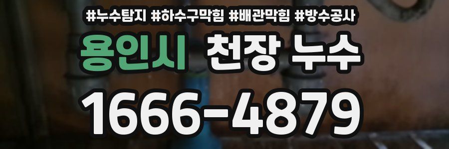 용인시 천장 누수