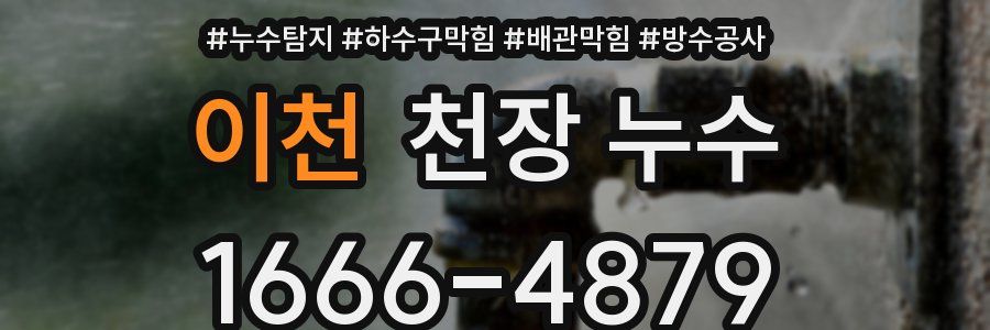 이천 천장 누수