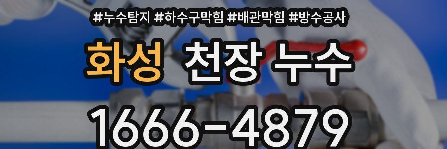 화성 천장 누수