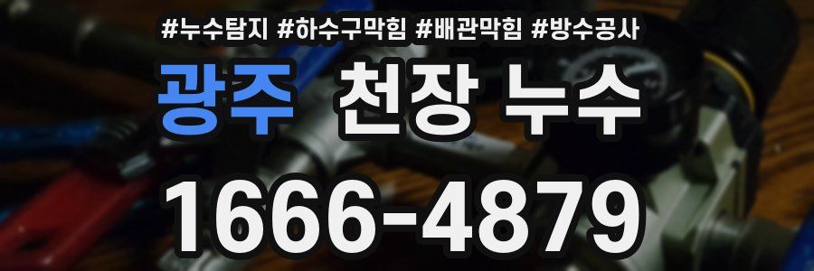 광주 천장 누수