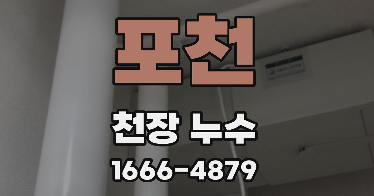 포천 천장 누수