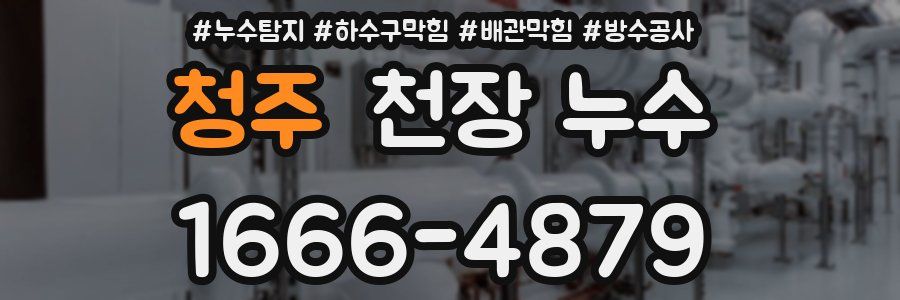 청주 천장 누수