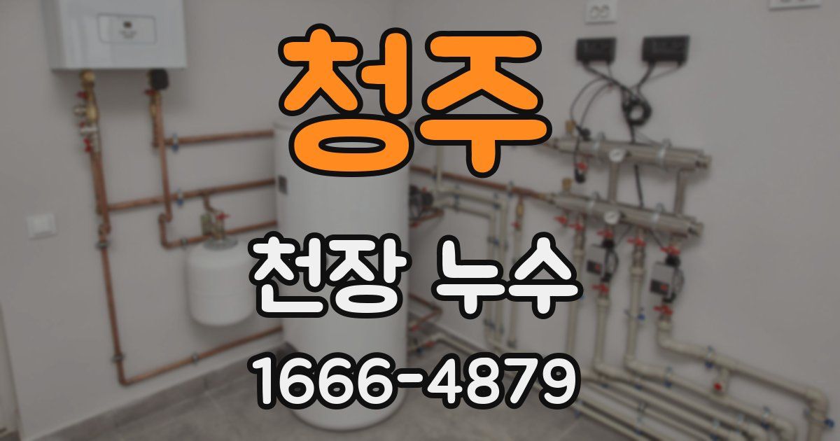 청주 천장 누수