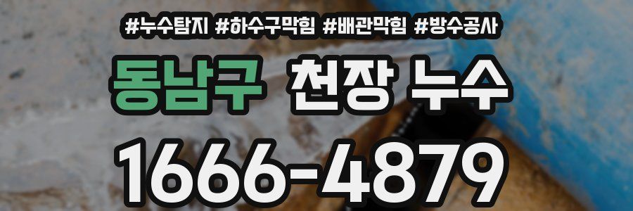 동남구 천장 누수