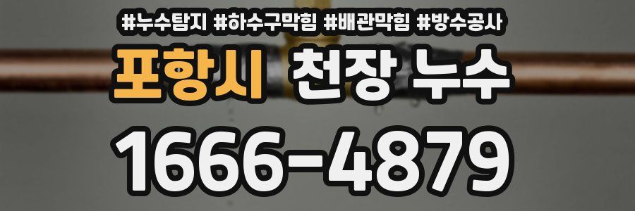 포항시 천장 누수
