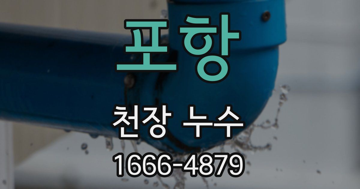 포항 천장 누수