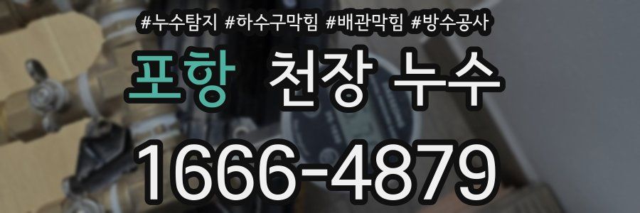 포항 천장 누수