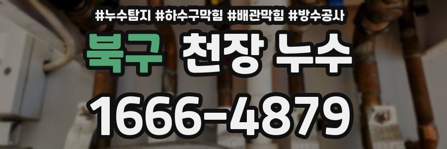 북구 천장 누수