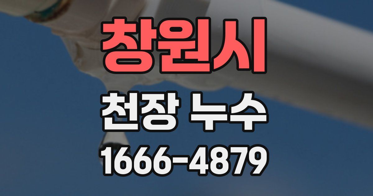 창원시 천장 누수