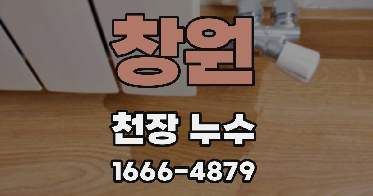 창원 천장 누수