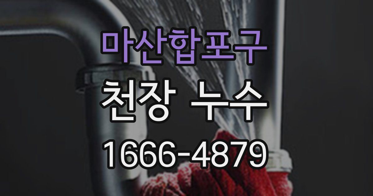 마산합포구 천장 누수