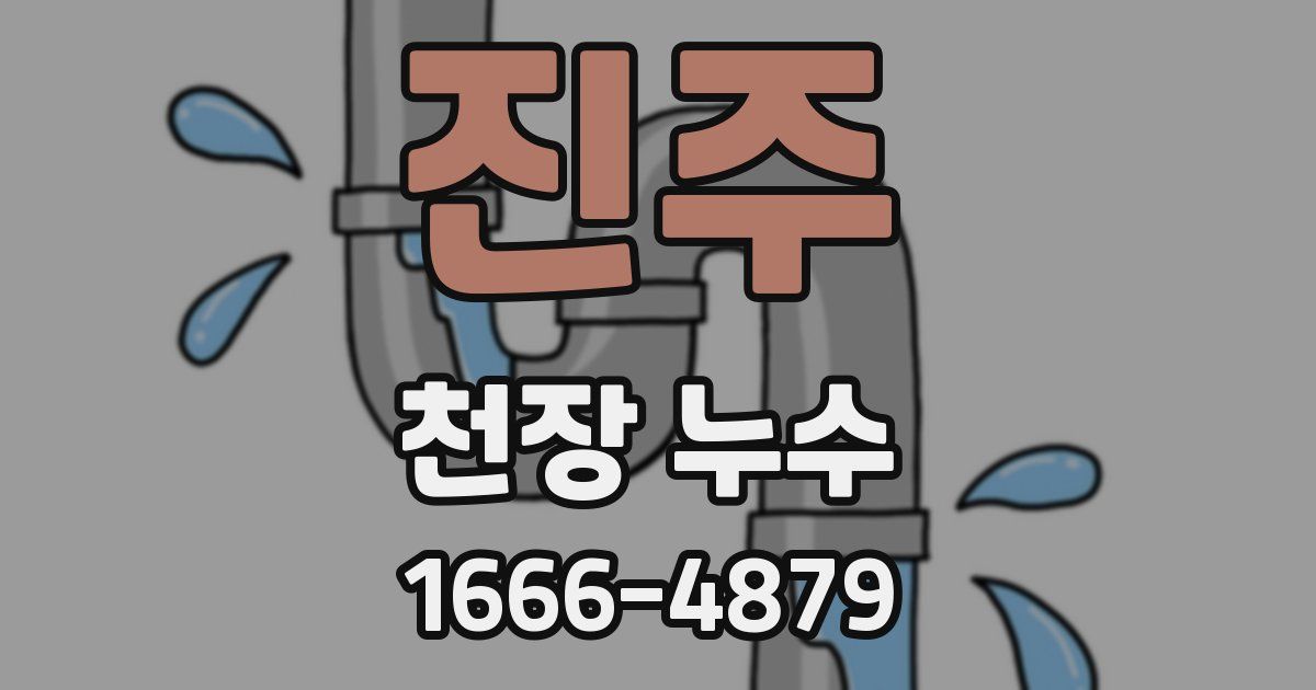 진주 천장 누수