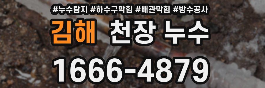 김해 천장 누수