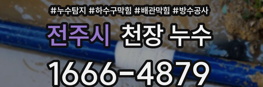 전주시 천장 누수