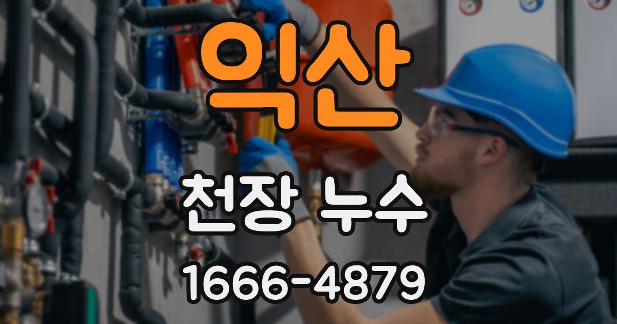 익산 천장 누수