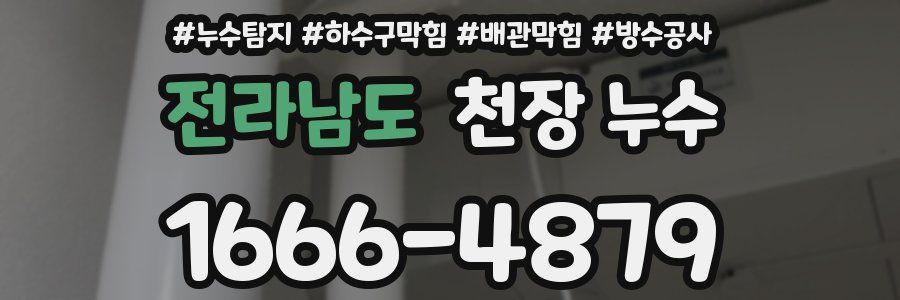 전라남도 천장 누수