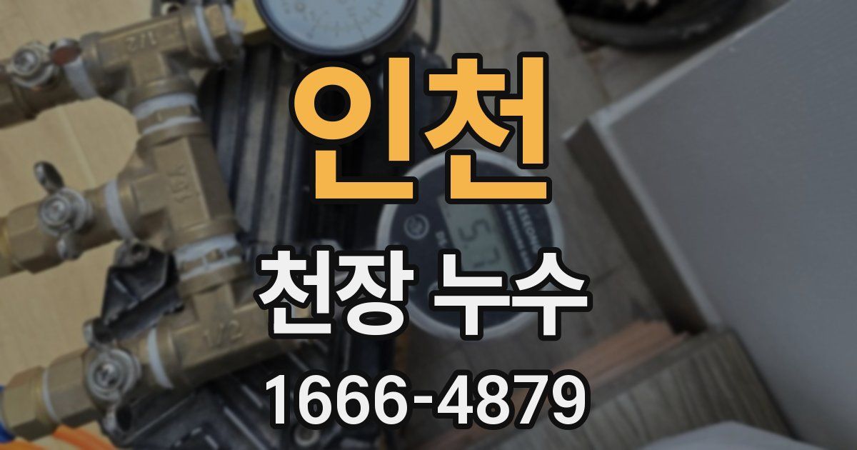 인천 천장 누수