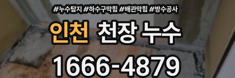 인천 천장 누수