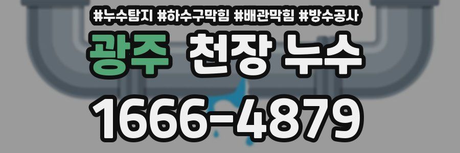 광주 천장 누수