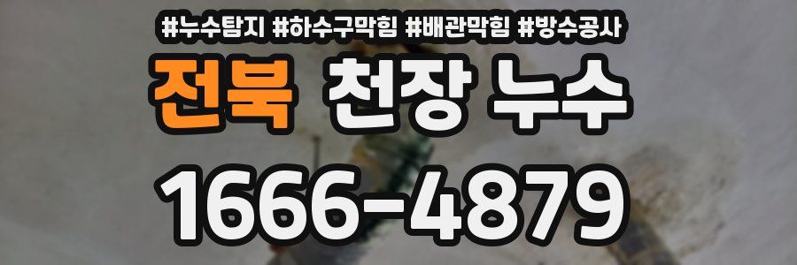 전북 천장 누수