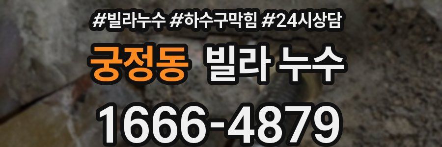 궁정동 빌라 누수