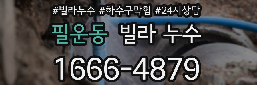필운동 빌라 누수