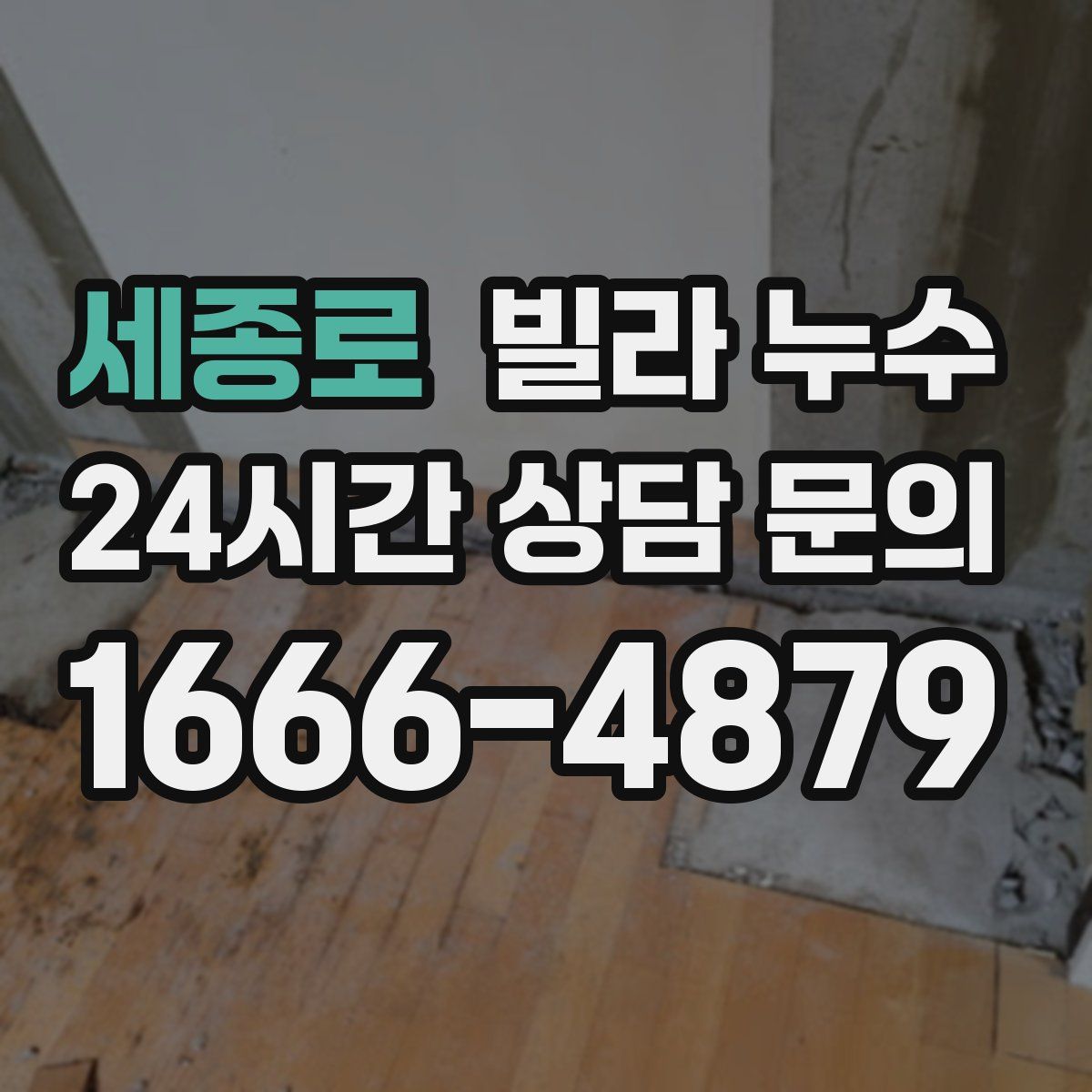 세종로 빌라 누수