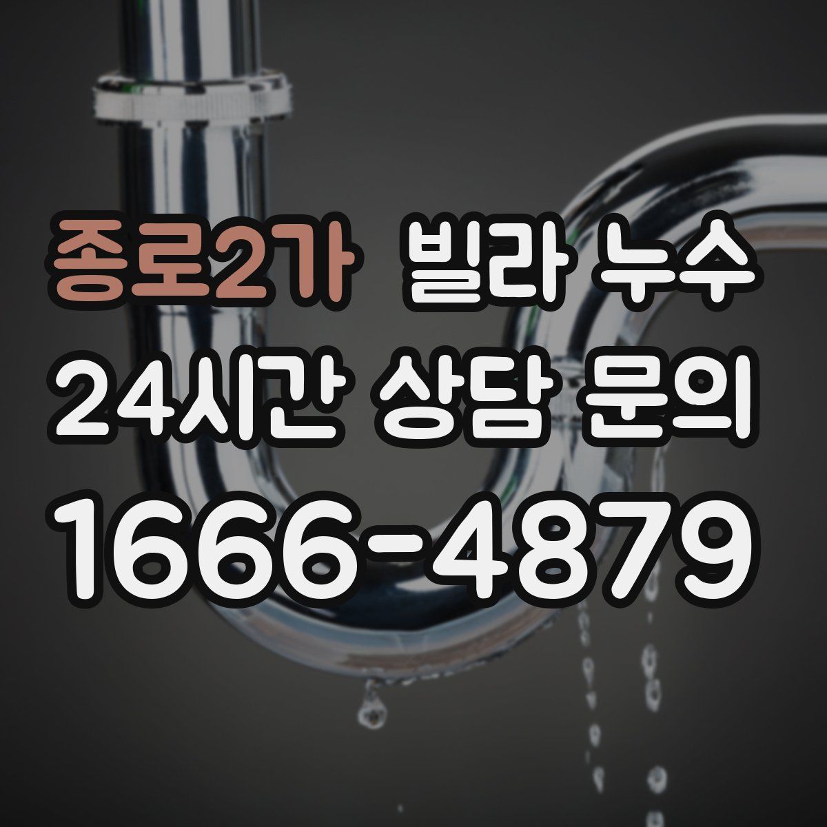 종로2가 빌라 누수