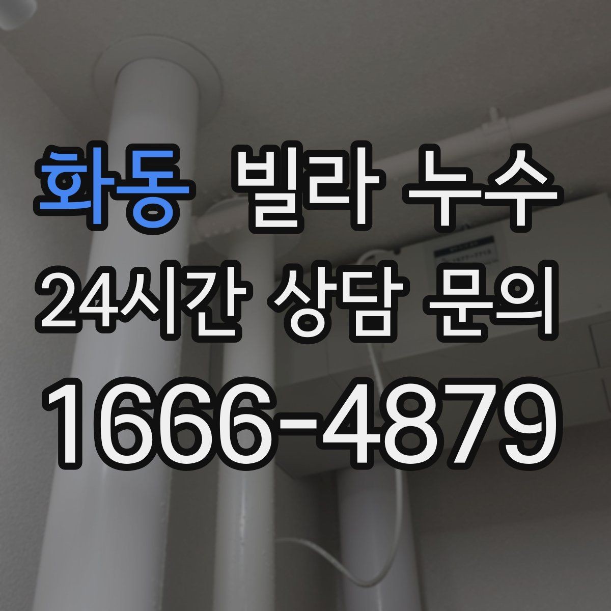 화동 빌라 누수 물이 떨어지는 곳과 원인 지점이 다른 이유