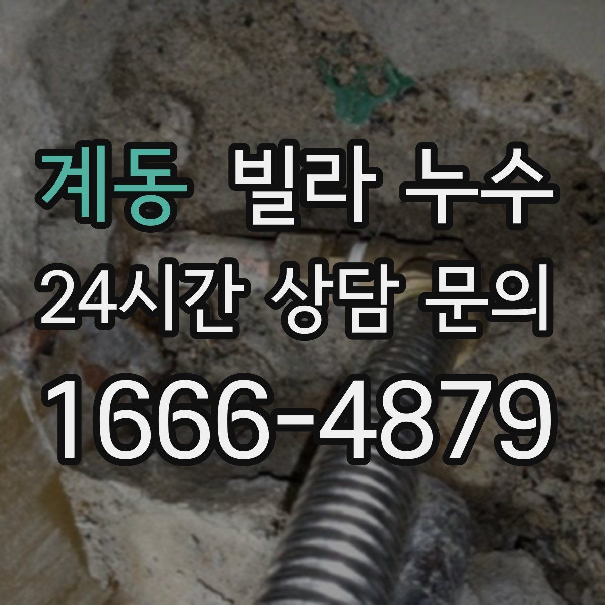 계동 빌라 누수 한 번 멈췄다가 다시 생기면 재점검 필요
