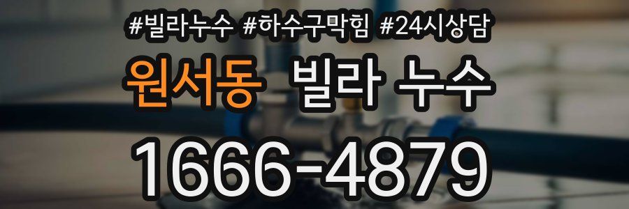 원서동 빌라 누수